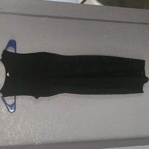 Black fitted dress
